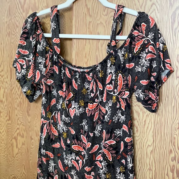 H&M Floral Off the shoulder top - Picture 1 of 2
